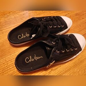 ColeHann Air Laurie Mule BK Patent Size 7